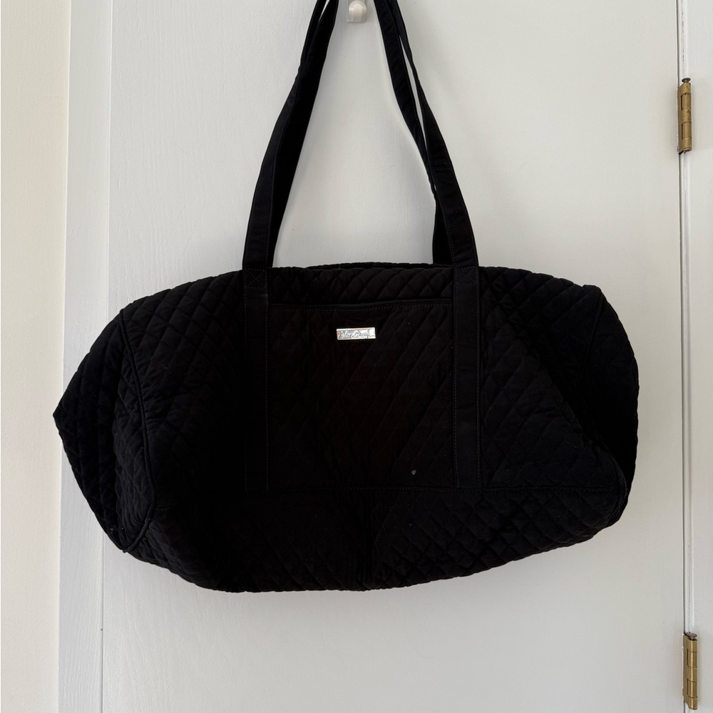 Vera Bradley Black Quilted Travel Bag